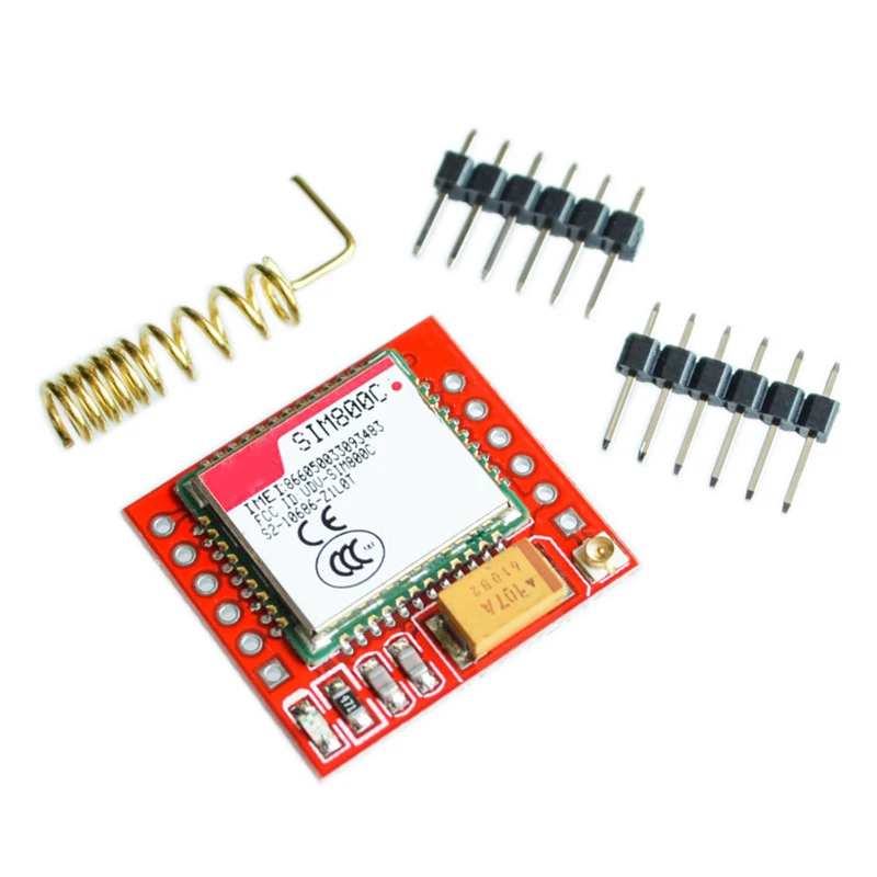 SIM800C GSM GPRS модуль 5 В/3,3 в TTL макетная плата IPEX с Bluetooth и TTS для Arduino STM32 C51