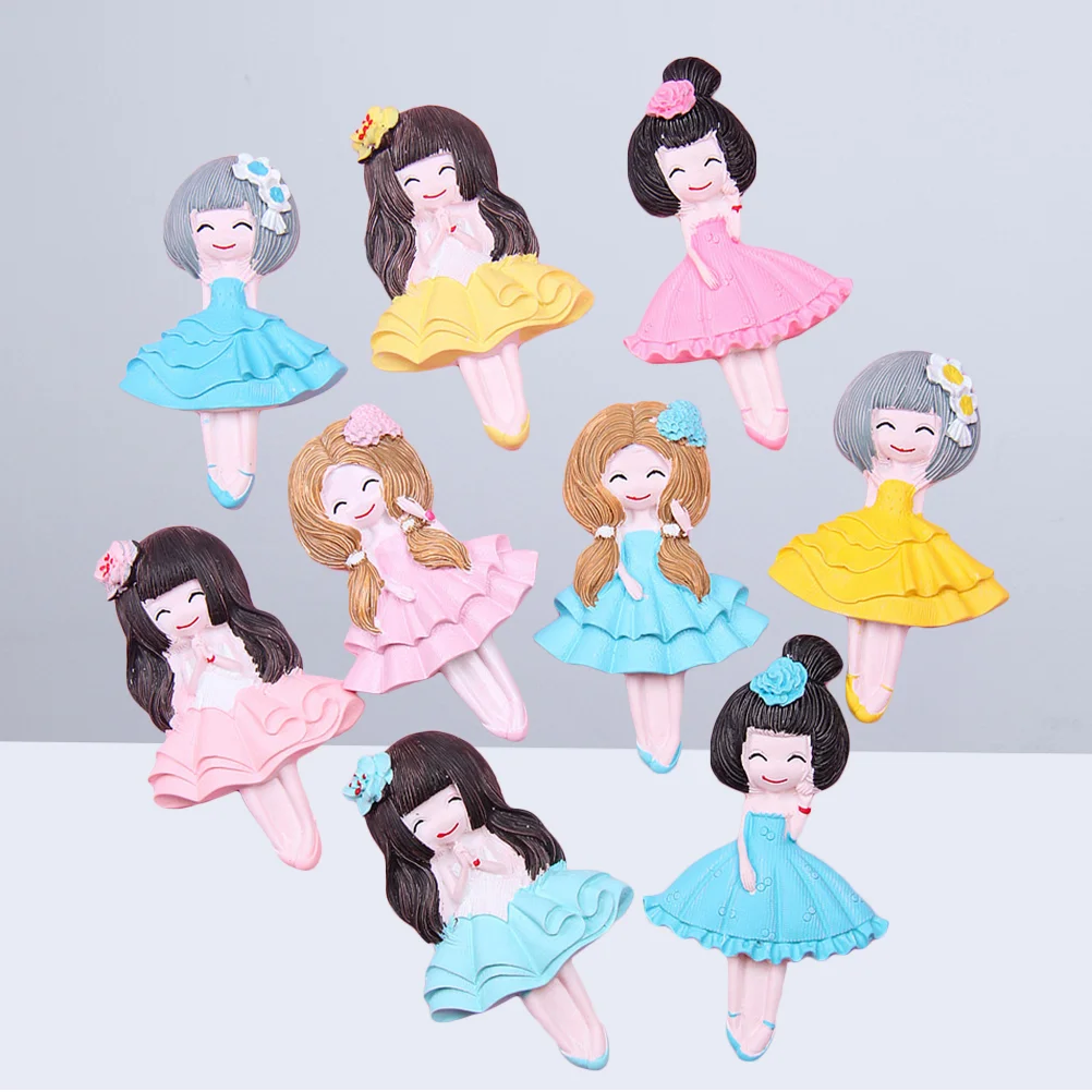 

9 Pcs Fridge Stickers Fridge Magnets Refrigerator Magnets Girl Cartoon Magnets Refrigerator Magnets Fridge Magnets