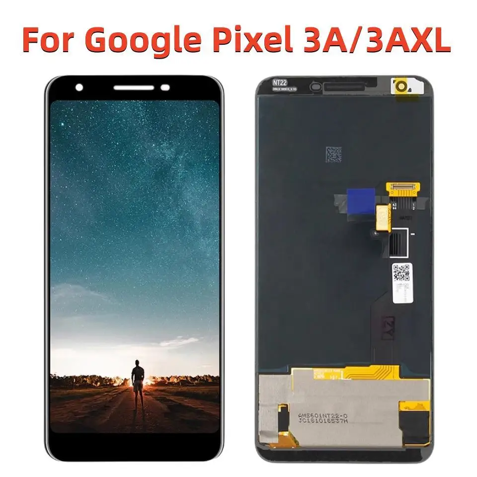 Original Pixel 3A Display For Google Pixel 3A 3AXL LCD Touch Screen 3A G020A 3A XL G020F Display LCD Screen Glass Panel Assembly