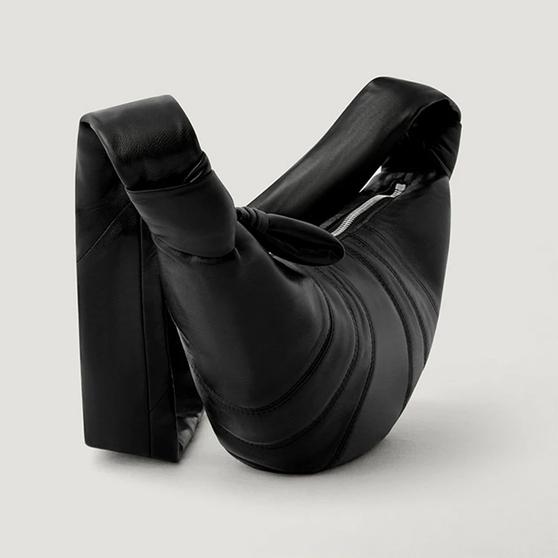 

Croissant bag sheepskin individuality high-quality songable package fashion leather armpit dumpling dumplings bag oblique bag