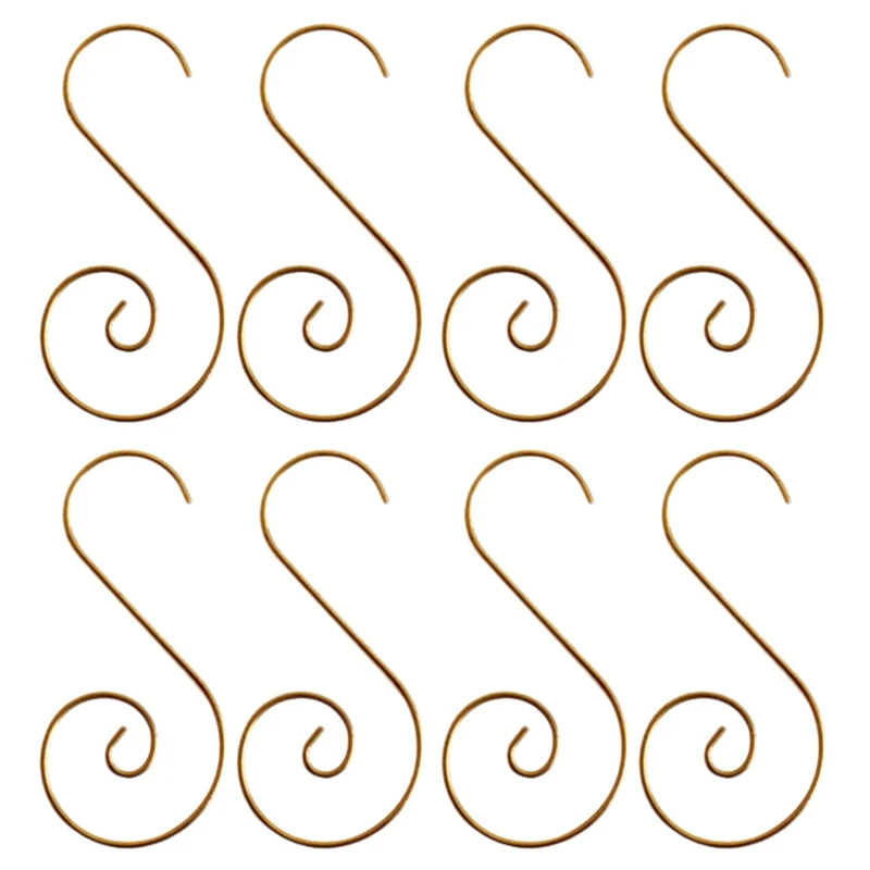 

HOT-Christmas Tree Hook, 60Pcs S Hooks Ornament Hooks, Xmas Decoration Christmas Ornament Hangers For Home For Office
