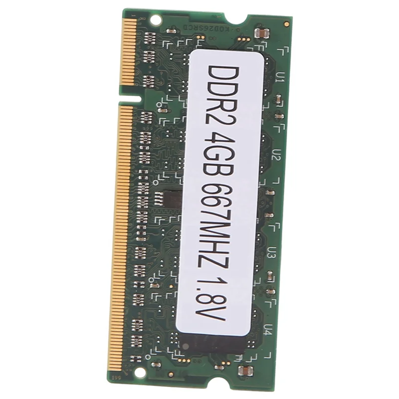 

2PCS DDR2 4GB Laptop Ram Memory 667Mhz PC2 5300 SODIMM 1.8V 200 Pins for Intel AMD Laptop Memory