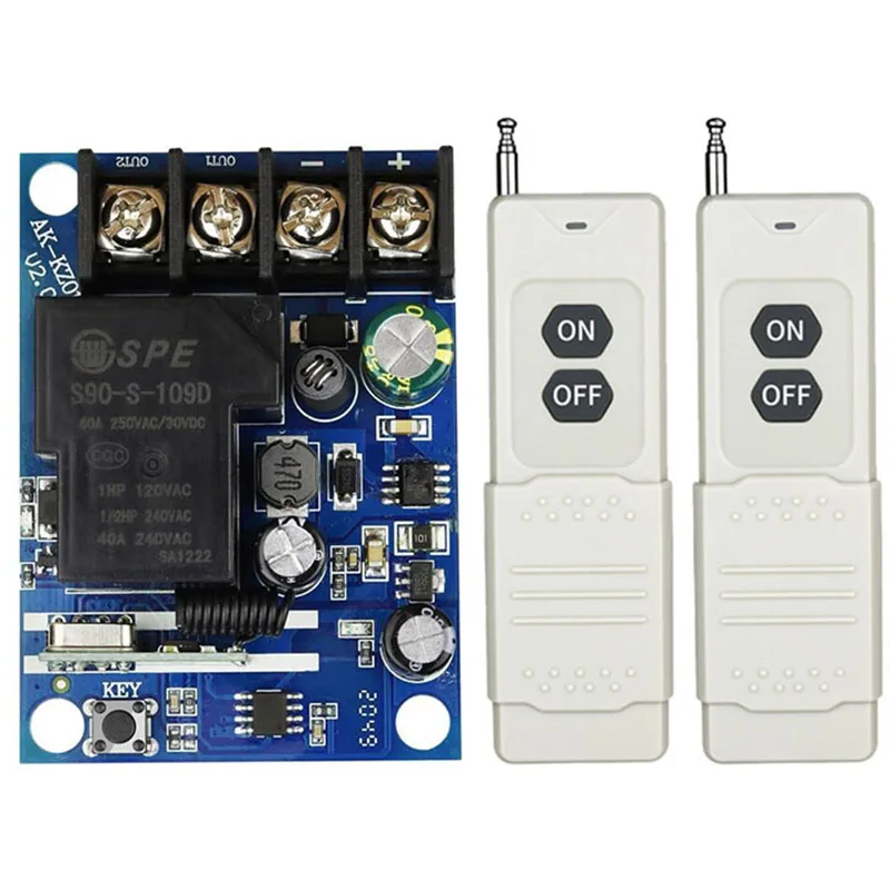 Универсальный беспроводной переключатель дистанционного управления 433 МГц 12 В