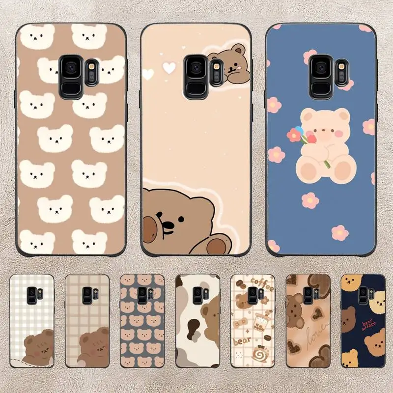 

Cartoon Bear Phone Case For Samsung Note 8 9 10 20 Note10Pro 10lite 20ultra M20 M51 Funda Case