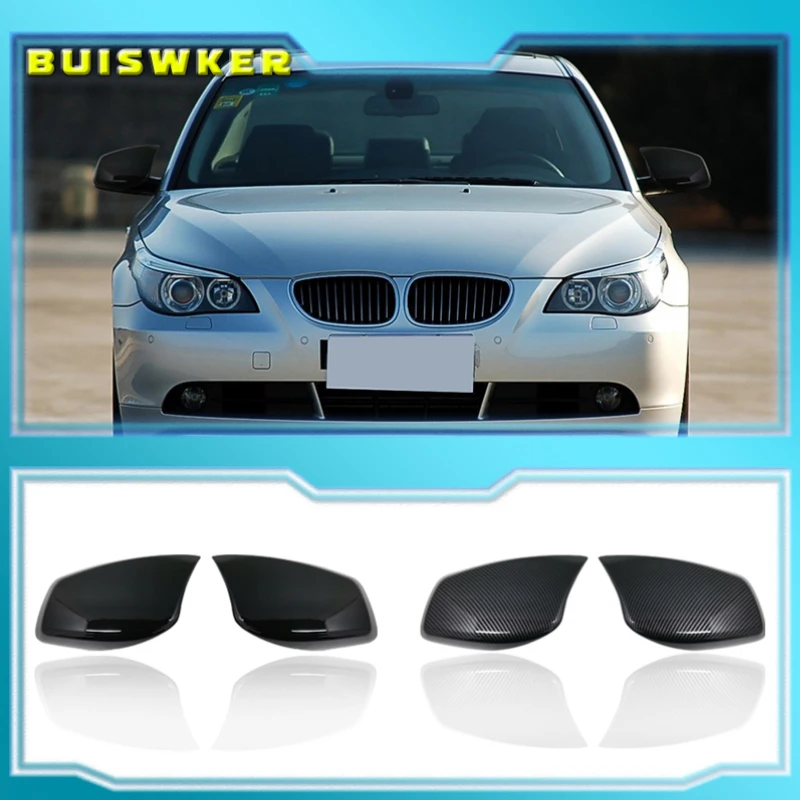 

Для BMW 5 серии E60 E61 E63 E64 2004-2007 зеркальный корпус лампы глянцевый черный карбоновый узор