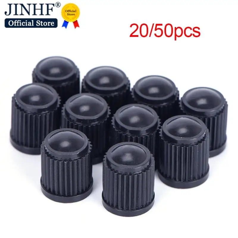 

20/50Pcs Lid Black Plastic Truck Car Tire Air Wheel Valve Stem Cap Motorcycle Auto Wheel Tyre Valve Stem Caps Dust Cover