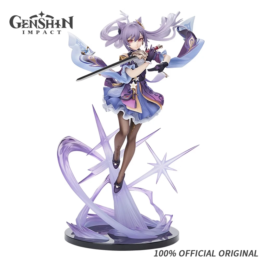 Genshin официальный оригинальный Keqing Thunder Rain Ver Game Impact 1/7 фигурки модель игрушки