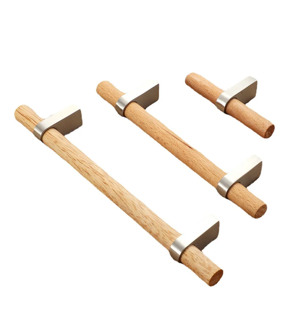 Современный скандинавский Простой Противоударный шкаф с деревянной ручкой