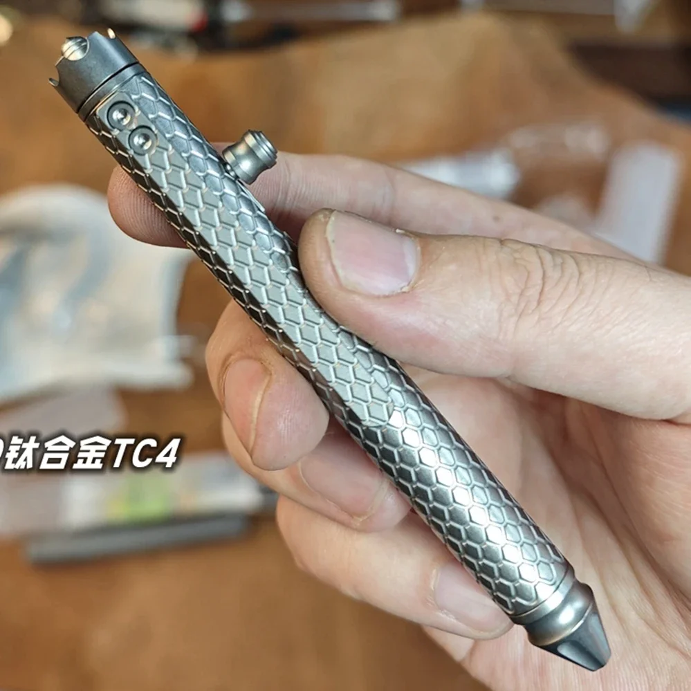 Ручка EDC из латуни и красной меди с титановым покрытием ручка для подписи