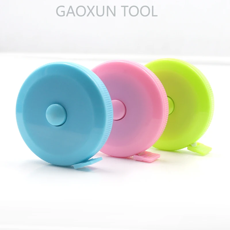 Карманная пластиковая круглая рулетка GAOXUN измерительная лента линейка швейный