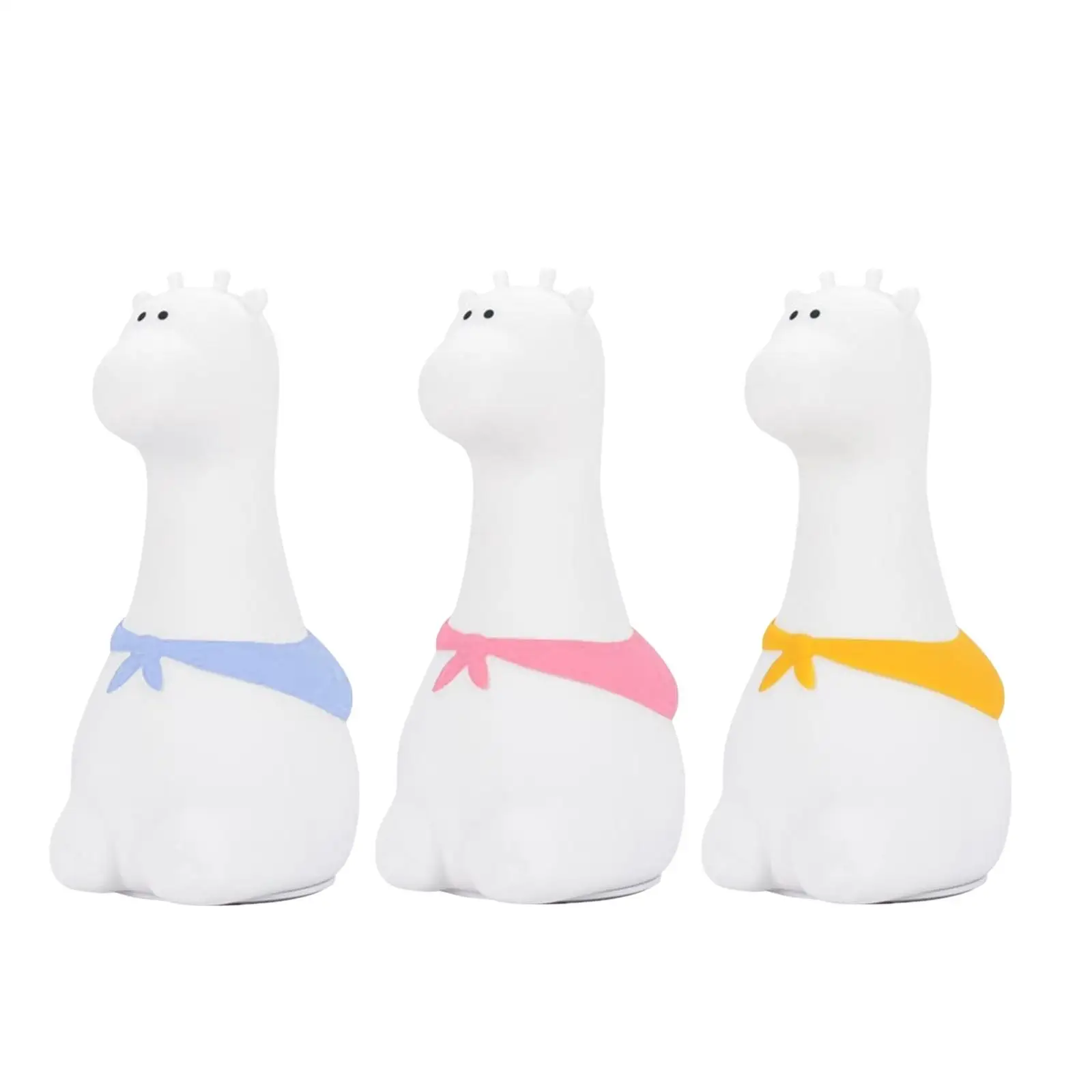 

Creative Silicone Night Light Touch Sensor Color Changing Nightlight Rechargeable Bedside Lamp for Kids Nursery Tabletop