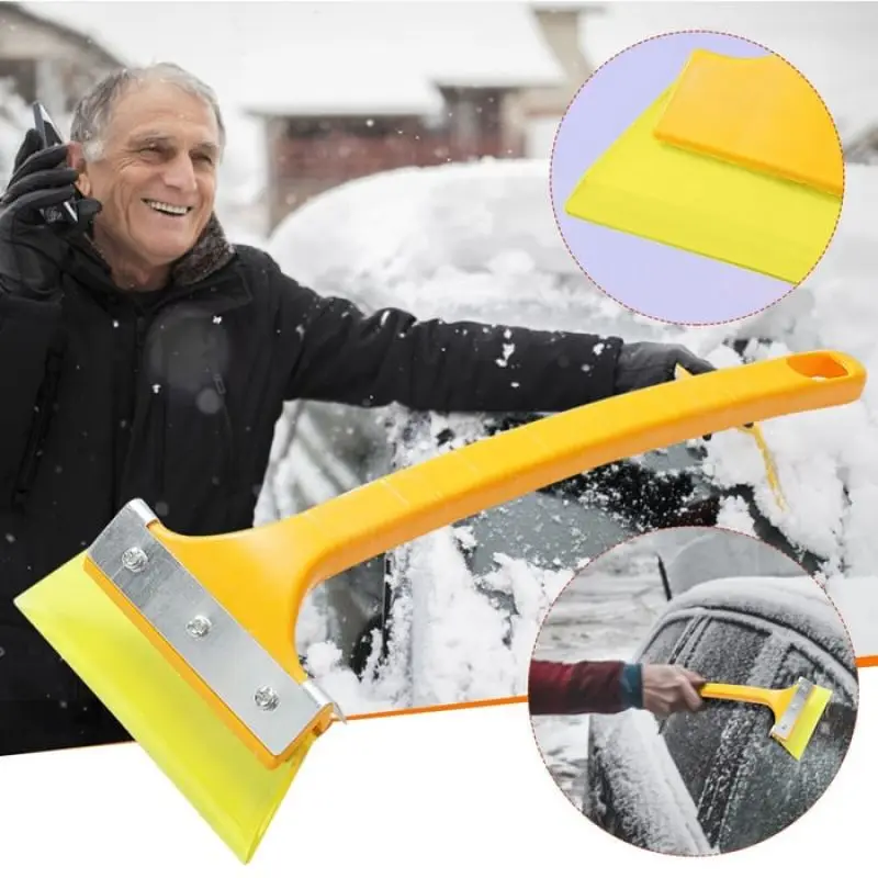 

Car Ice Scraper Windshield Ice Breaker Quick Clean Glass Brush Snow Remover TPU Tool Auto Window Winter Snow Brush Shovel