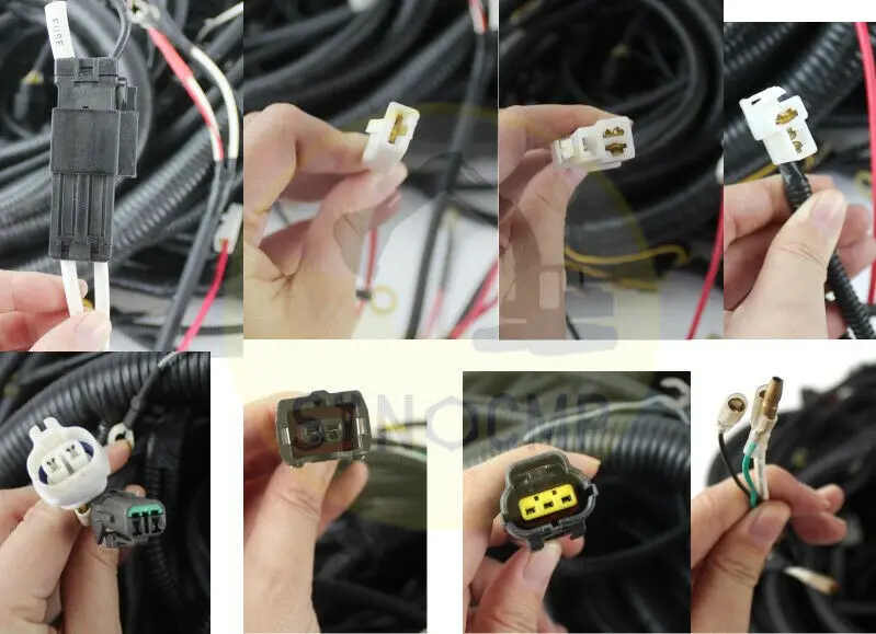Внешний внешний гидравлический насос жгут проводов OEM детали 0001836 для