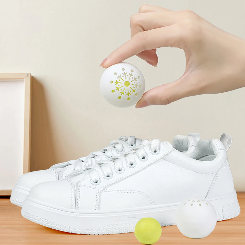 

6pcs Shoes Deodorizer Freshener Balls Socks Clothes Fragrance Essential Foot Care Ball Scent Shoe Closet Wardrobe Fresh Ball