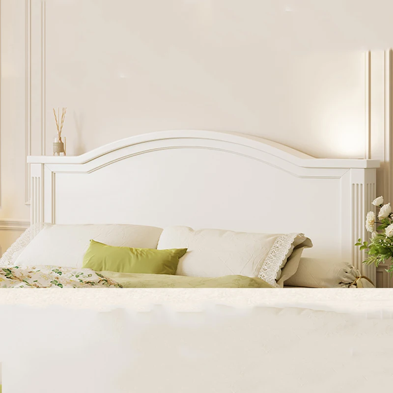 Изголовье двуспальной кровати деревянное современное простое мягкое изголовье