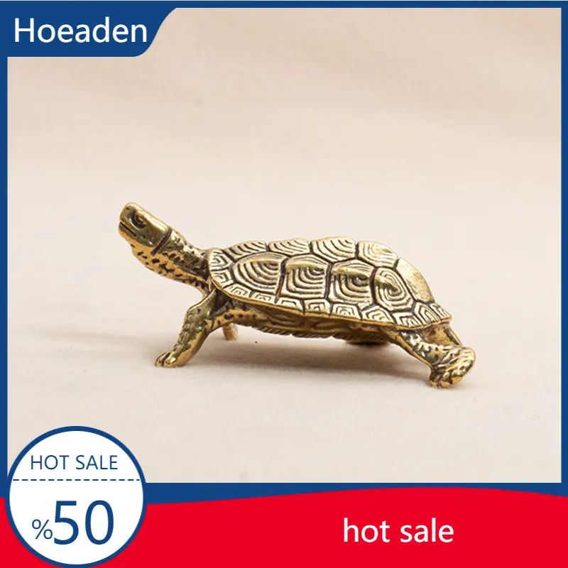 

Retro Brass Tortoise Statue Desktop Ornaments Solid Copper Turtle Figurines