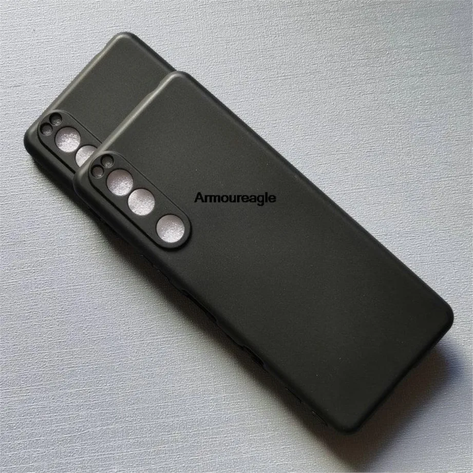 

Черный мягкий чехол из ТПУ, силиконовый мягкий защитный чехол для sony xperia 5 iii, Защитный матовый чехол из ТПУ, защитный экран