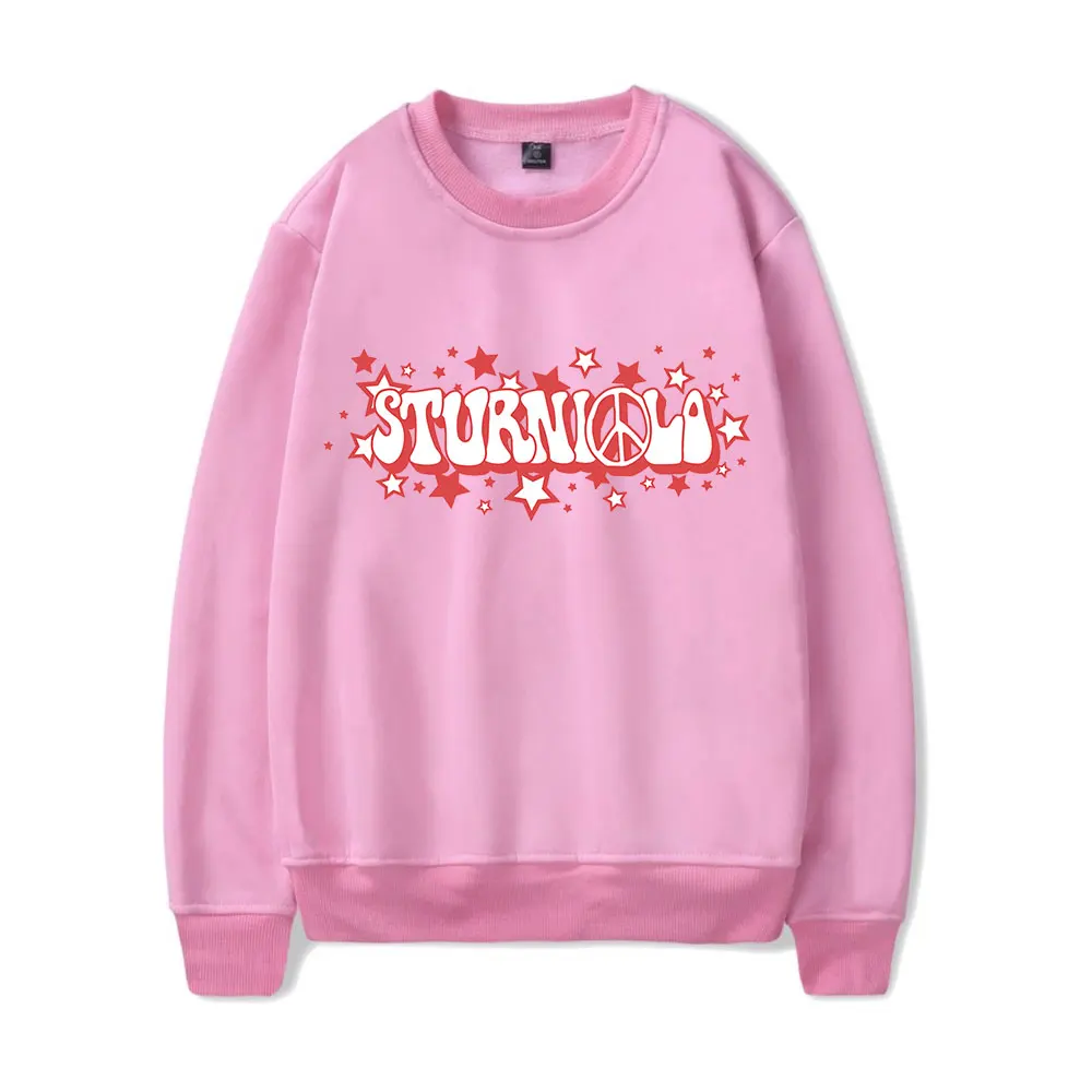 Фото Толстовка Sturniolo Triples Sturniolo Peace & Stars, винтажная толстовка 90-х годов, уличная одежда в стиле Харадзюку, толстовка унисекс, пуловер №5