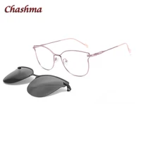women sunglasses optical frame polarized clip magnet eyewear cat eye fashion spectalces for prescription rx lenses
