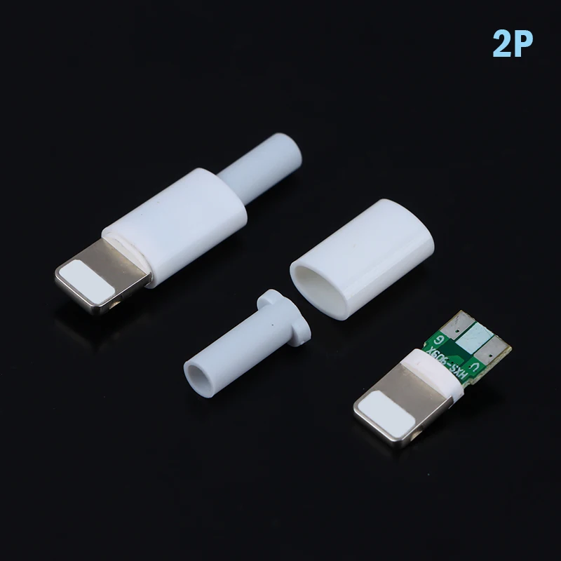 

2 комплекта молния док-станция USB разъем с чипом плата Сделай Сам Собранный зарядный кабель для телефонного использования