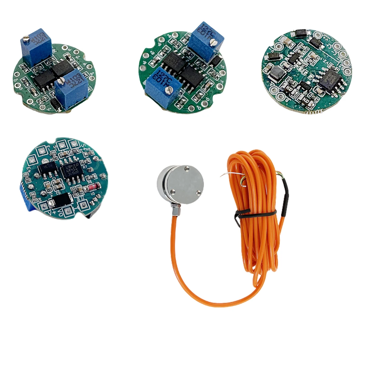 Фото Высокоточный датчик нагрузки с модулем передатчика RS485 Modbus RTU, весовой датчик, усилитель аналогового сигнала 4-20 мА 0-10 В №1