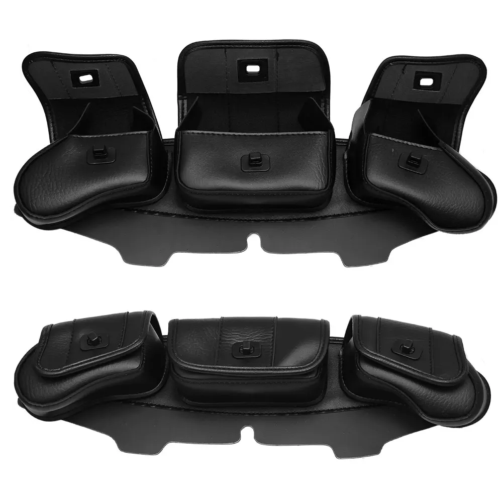 

Harley Touring Electra Glide FLHX FLHT FLHXS 1996-2013 Мотоциклетная Сумка С 3 Карманами Для Лобового Стекла И Обтекателя - Ч...