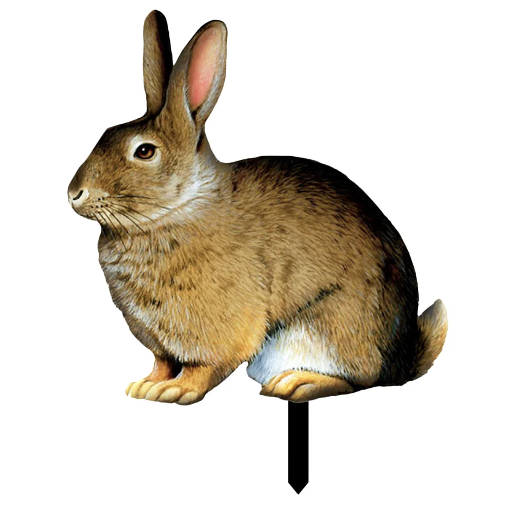 

Lawn Bunny Garden Acrylic Rabbit Sign Stake Rabbit Garden Stake