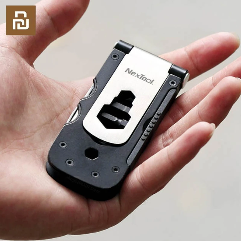 

Многофункциональный велосипедный инструмент Xiaomi NexTool, Мини карманный велосипедный ящик для инструментов, открытый гаечный ключ, инструмен...