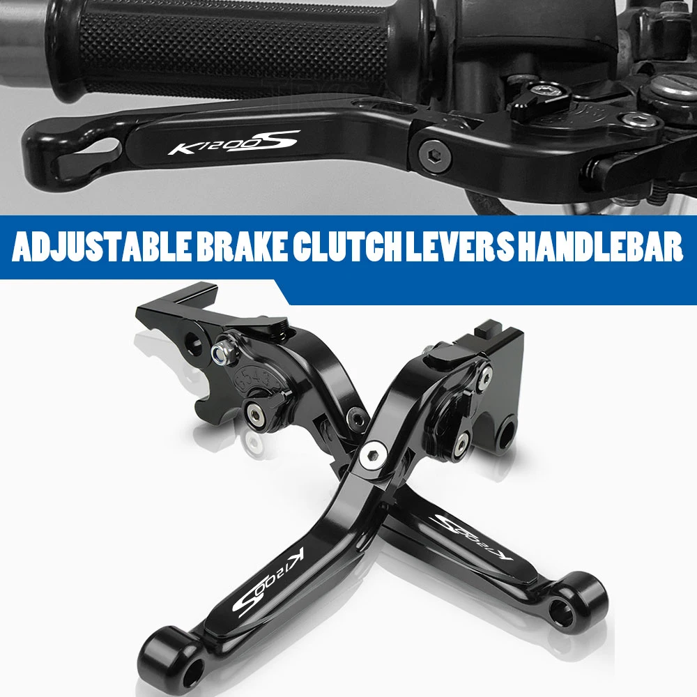 

Motorcycle Clutch Brake Lever Handle Adjustable Motor Brakes For BMW K1200S K 1200 S K1200 S K 1200S 2004-2008 2005 2006 2007