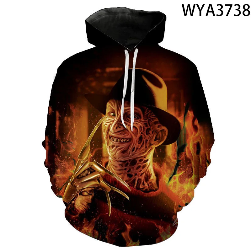

New Krueger Movie Fashion Men Women Children Cool Sweatshirts 3D Printed Casual Boy Girl Kids Hoodies Pullover Streetwear Coat