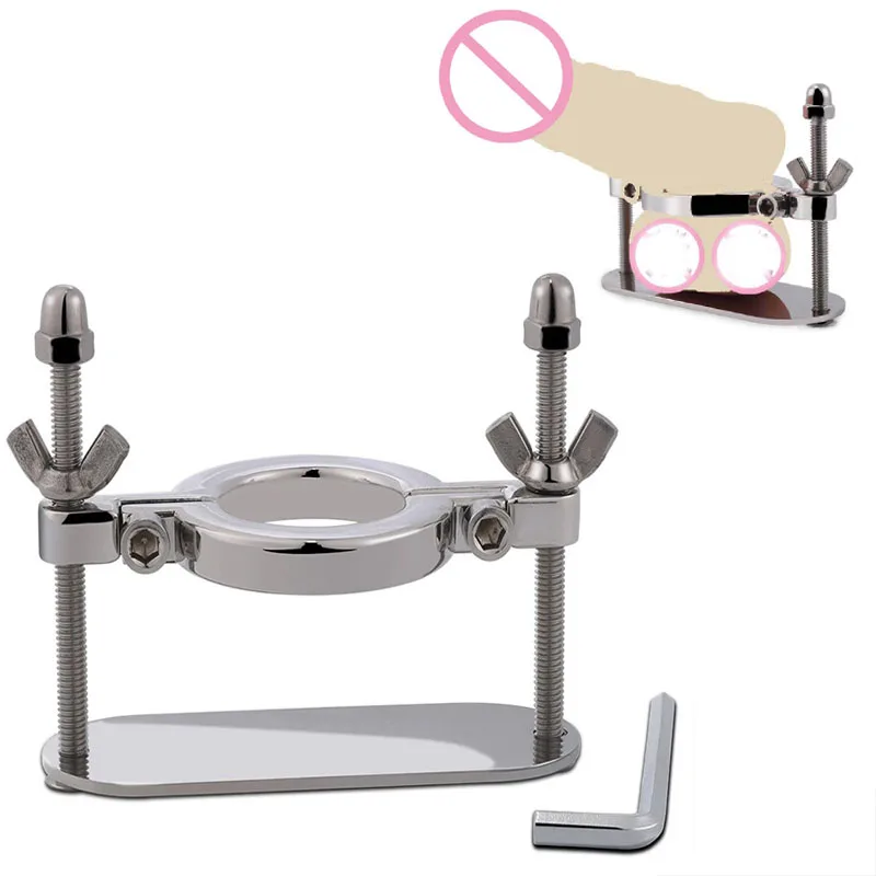 Шаровая дробилка из нержавеющей стали для мошонки яички виски бдсм растяжитель