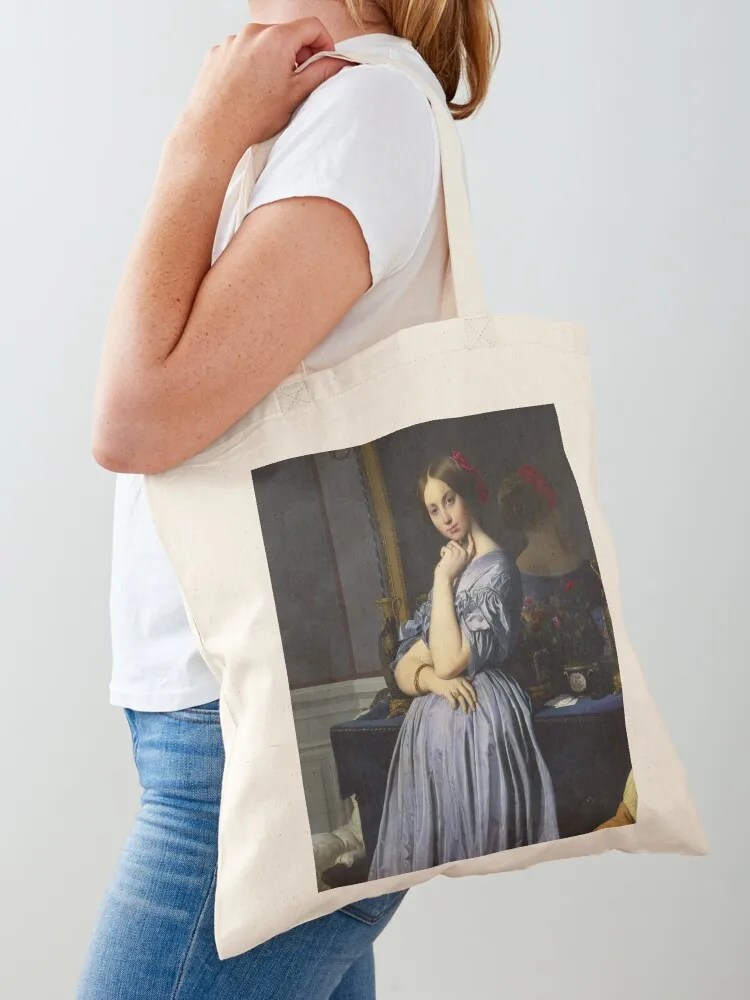 Фото Сумка-шоппер Jean - Auguste - Dominique Ingres - Comtesse D Haussonville, женская сумка, холщовая сумка-тоут №1