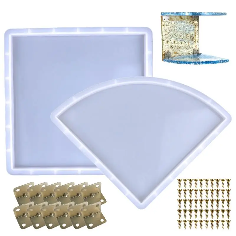 Силиконовый держатель форма-органайзер стеллаж смоляная форма веерообразные