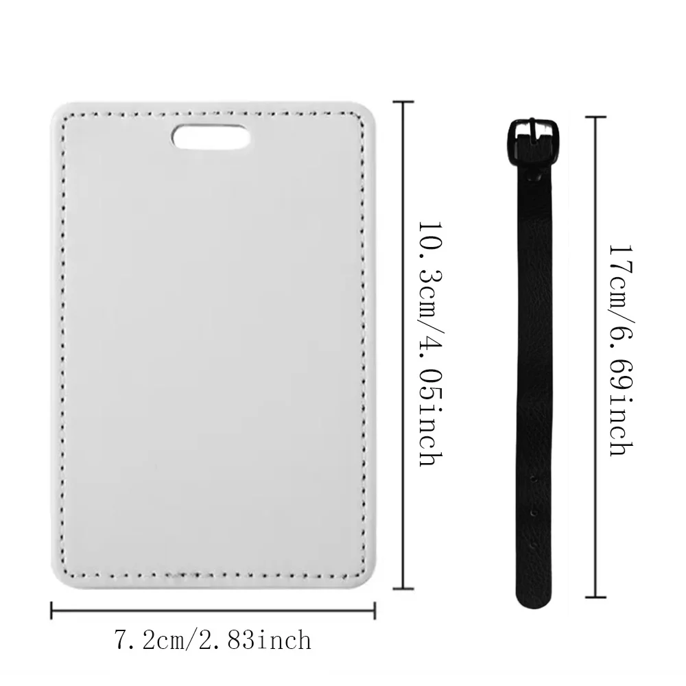 Портативная Персонализированная бирка для багажа из полиуретана модные