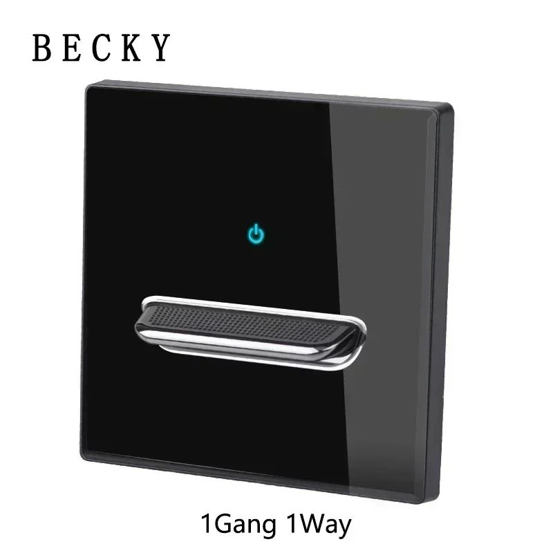 

Ретро выключатель из закаленного стекла с USB