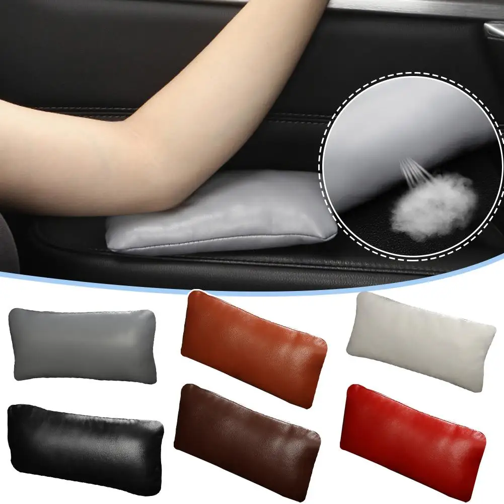 

Universal Leather Knee Pad for Car Interior Pillow Comfortable Elastic Cushion Memory Foam Leg Pad Thigh Support Car Access V3D8