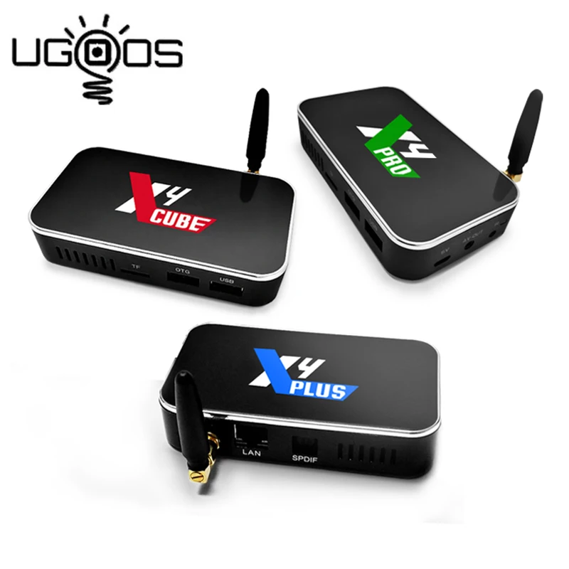 ТВ-приставка UGOOS X4 PRO 4 ГБ 32 PLUS 64 Гб CUBE Amlogic S905X4 Android 11 1000M LAN телеприставка 4K