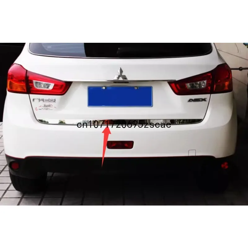 

Для Mitsubishi ASX 2013-2016-2018-2019 2020 2021, литая полоса багажника из нержавеющей стали, декоративная полоса, крышка багажника задней двери