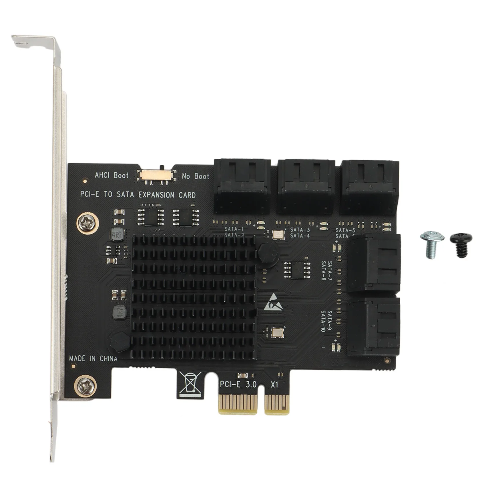 

Адаптер PCIE SA3112J, PCI-Express X1 на SATA 3,0, плата расширения 6 Гбит/с, высокоскоростная Плата расширения W/ PCI-E X4 X8 X16, 10 портов
