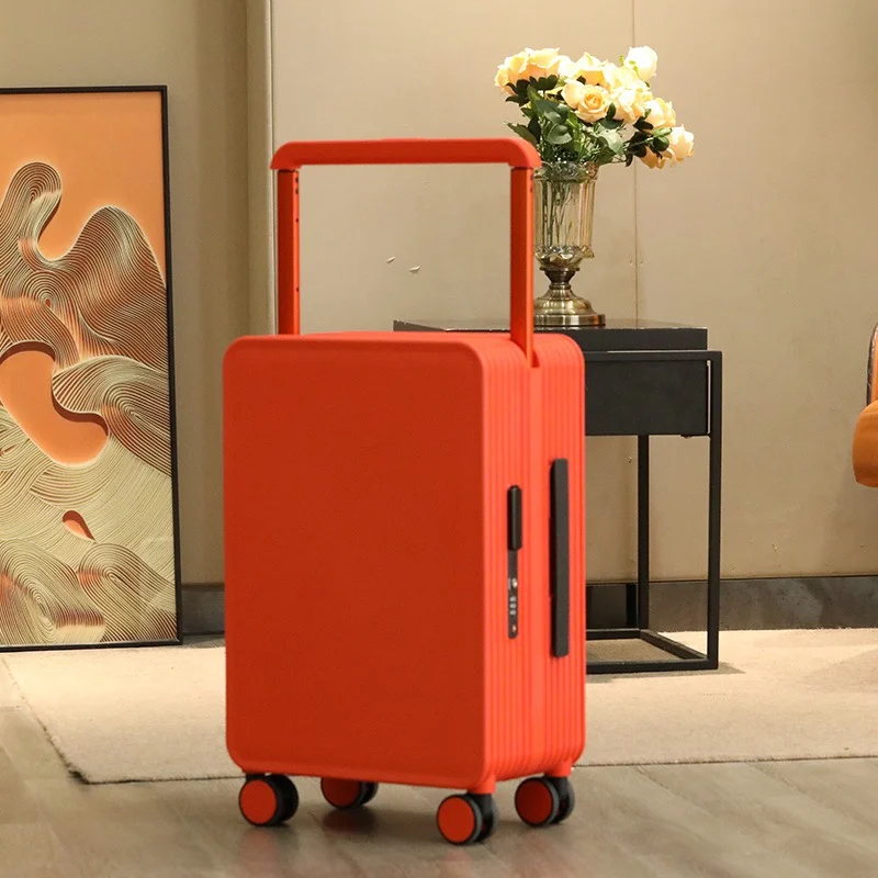 Fashion Larghezza Draw-Bar Bagaglio Ruota Universale Luce Lusso Borsa D'Imbarco Da 20 Pollici Valigia Trolley Di Bell'Aspetto Maschile E Femminile