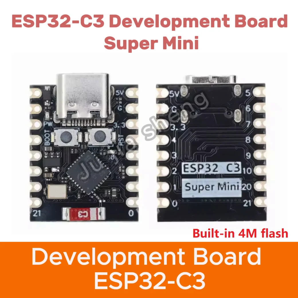 Фото Плата разработки ESP32-C3 Плата разработки ESP32 SuperMini ESP32 Wi-Fi Bluetooth 4M №1