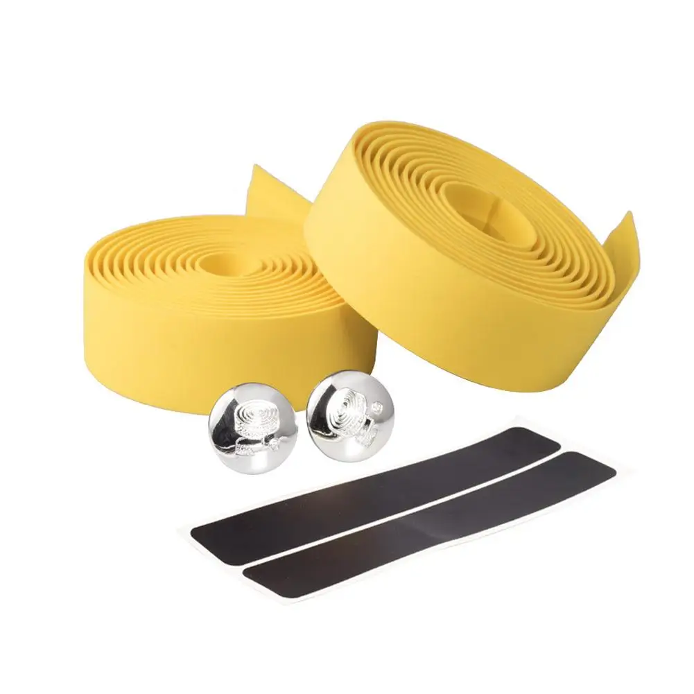 Цветная лента для руля дорожного велосипеда ручка резиновая Антивибрационная