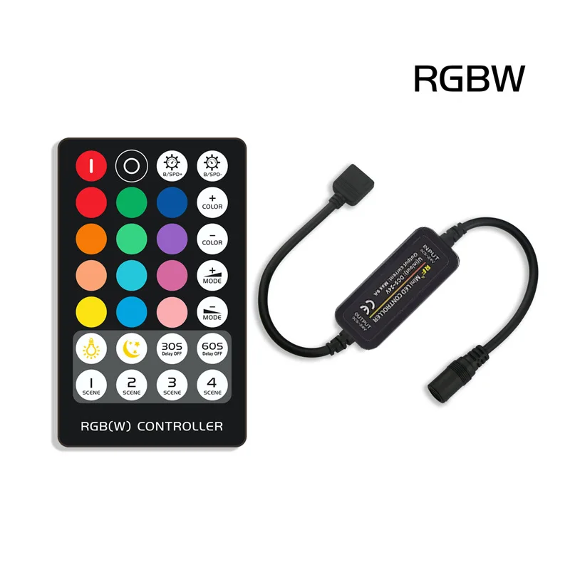 

28 Key Dc5-24v Is Used To Control Monochrome, Color Temperature, RGB, RGBW Light Bar Wireless RF Mini Controller