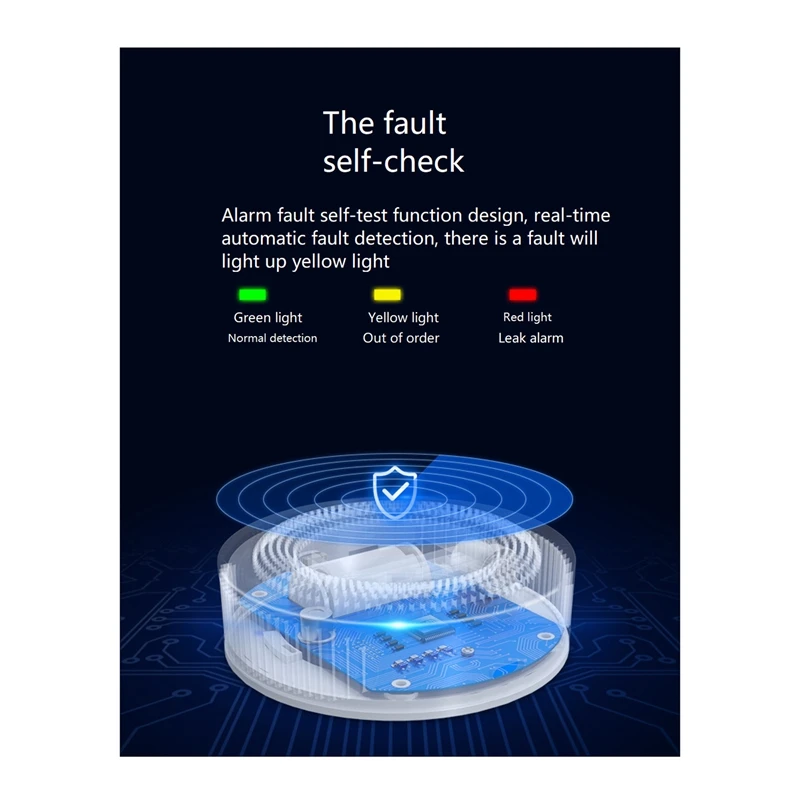 WIFI детектор газа бытовой электромагнитный клапан сигнализация горючего