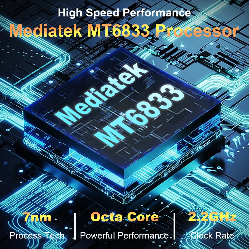 Najtaniej Unihert Tick Tock 5G Wytrzymały Smartfon 8GB 128GB Octa Core 6.3 Cal Ekran Telefon Komórkowy 8MP 48MP 6000mAh Szybka ładowarka Do Telefonu