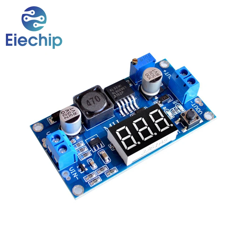

XL6009 DC-DC Boost Module LED Display Voltmeter LM2577 Output is Adjustable 4A 5V-35V Power Module