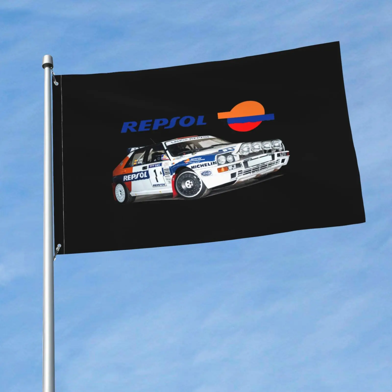 Lancia Repsol Rally Wrc Карлос Sainz Delta интегрированный Гоночный флаг T баннер висячий парад