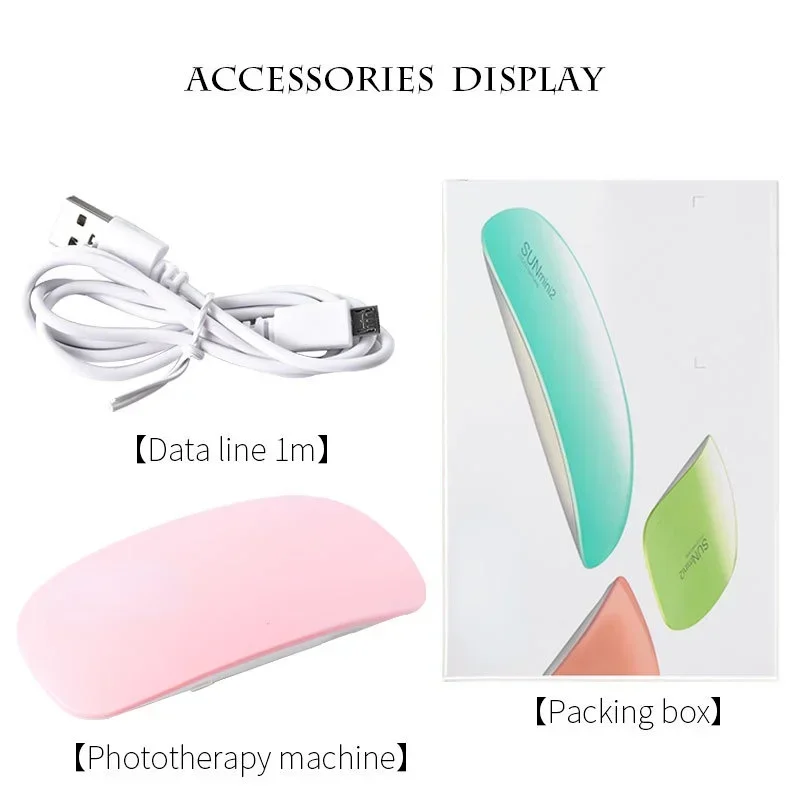 УФ-лак для ногтей / гель-лак педикюра 6 Вт