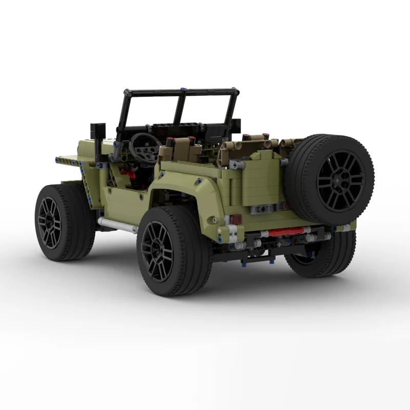 Новый технический конструктор 42110 C Модель-Willys Jeep сделай сам супермашина сборный