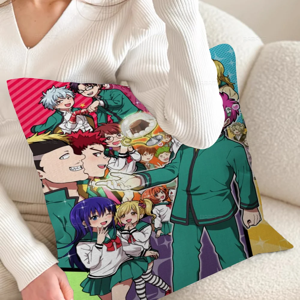 Аниме The Disastrous Life of Saiki K Maple Design Чехлы для подушек Happy Autumn Harvest декор Праздничные